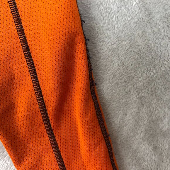 Under Armour Men Sweater Medium Orange ColdGear Fitted 1/4 Zip Pullover Athletic - Picture 10 of 12